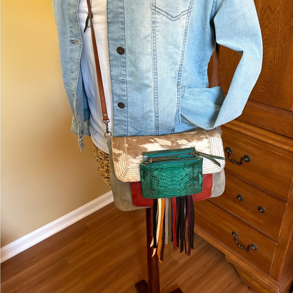 Jerome Dreyfuss Lucien bag in a multicolored crossbody style